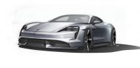 Porsche Taycan teased in final sketches as vehicle production nears